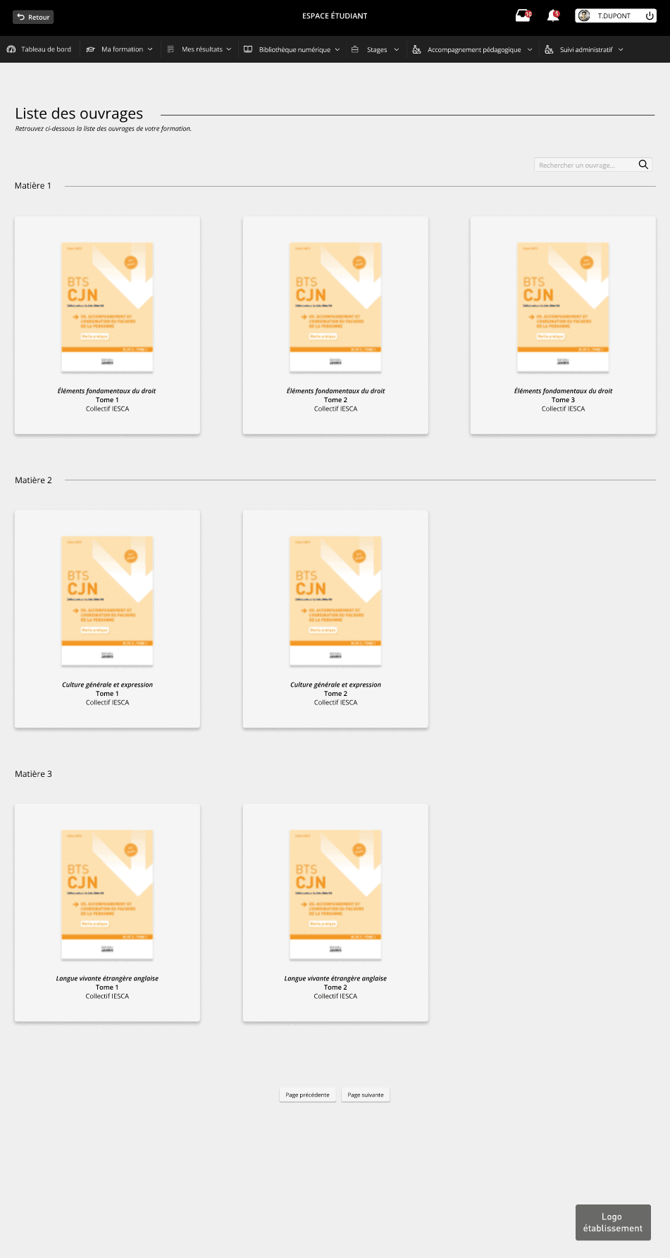 Aperçu des ressources pédagogiques